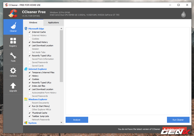 Được mua lại bởi Avast, CCleaner được xem là một trong những phần mềm dọn dẹp Windows tốt nhất và được sử dụng nhiều nhất hiện nay. Được mua lại bởi Avast, CCleaner được xem là một trong những phần mềm dọn dẹp Windows tốt nhất và được sử dụng nhiều nhất hiện nay.