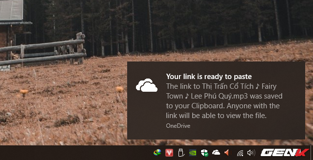 Windows sẽ tiến hành khởi tạo và sao chép sẳn liên kết tập tin vào clipboard sẳn cho bạn. Windows sẽ tiến hành khởi tạo và sao chép sẳn liên kết tập tin vào clipboard sẳn cho bạn.