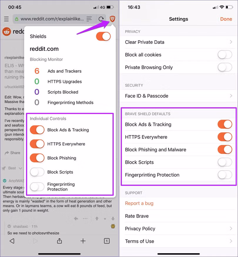 Top 5 trình duyệt tích hợp chặn quảng cáo dành cho iPhone
