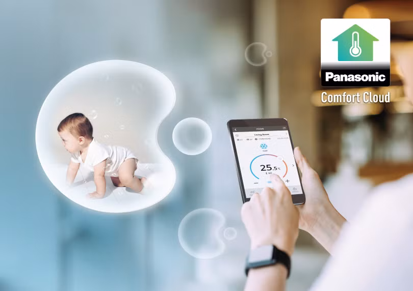Panasonic Comfort Cloud_kết nối điều hòa với điện thoại thông minh thông qua Wi-Fi Panasonic Comfort Cloud_kết nối điều hòa với điện thoại thông minh thông qua Wi-Fi