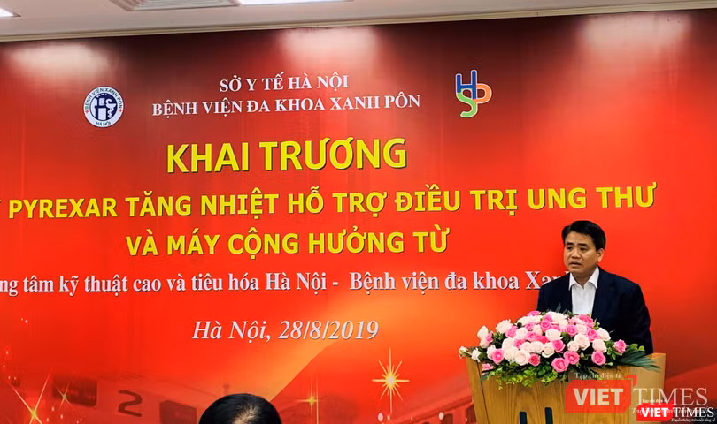Chủ tịch Nguyễn Đức Chung cho biết Hà Nội sẽ tiếp tục chuyển giao công nghệ mới, để nâng cao chất lượng khám, chữa bệnh Chủ tịch UBND TP Hà Nội Nguyễn Đức Chung cho biết Hà Nội sẽ tiếp tục chuyển giao công nghệ mới, để nâng cao chất lượng khám, chữa bệnh