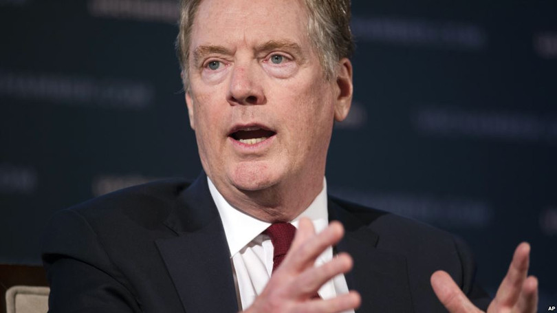 Đại diện thương mại Robert Lighthizer sẽ là nhân vật then chốt trong cuộc đàm phán với Trung Quốc. Đại diện thương mại Robert Lighthizer sẽ là nhân vật then chốt trong cuộc đàm phán với Trung Quốc.