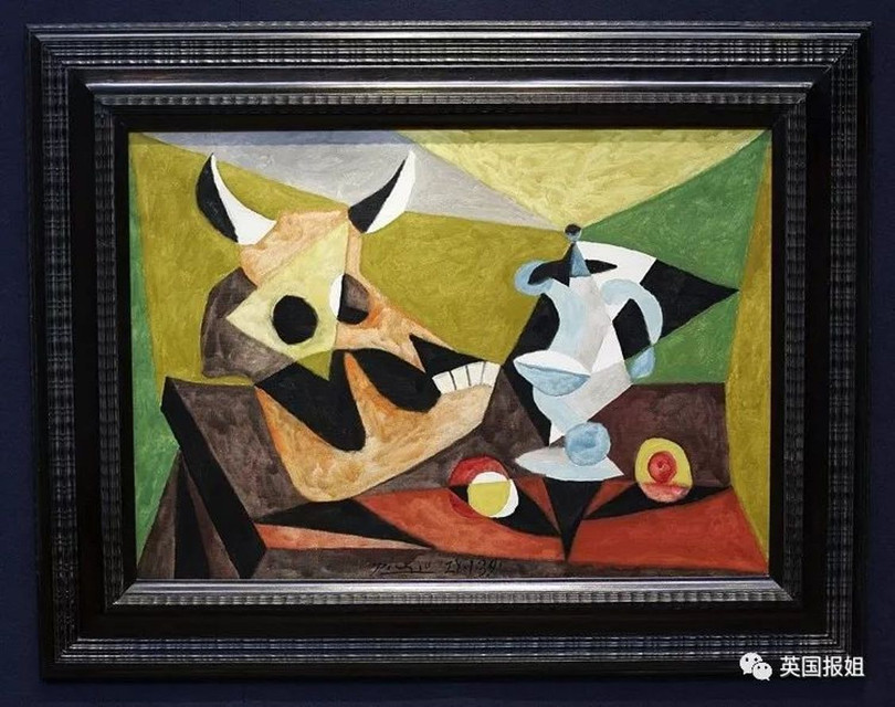 Tác phẩm "Nature morte au crane de taureau" của Picasso được Jho Low mua với giá 3,2 triệu USD.