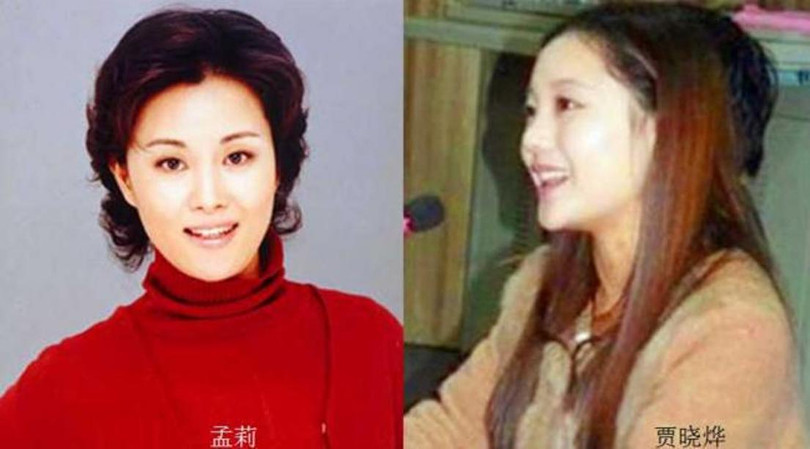 Mạnh Lợi (trái) và Giả Hiểu Diệp (phải), hai cô vợ trẻ của Trương Việt và Chu Vĩnh Khang .