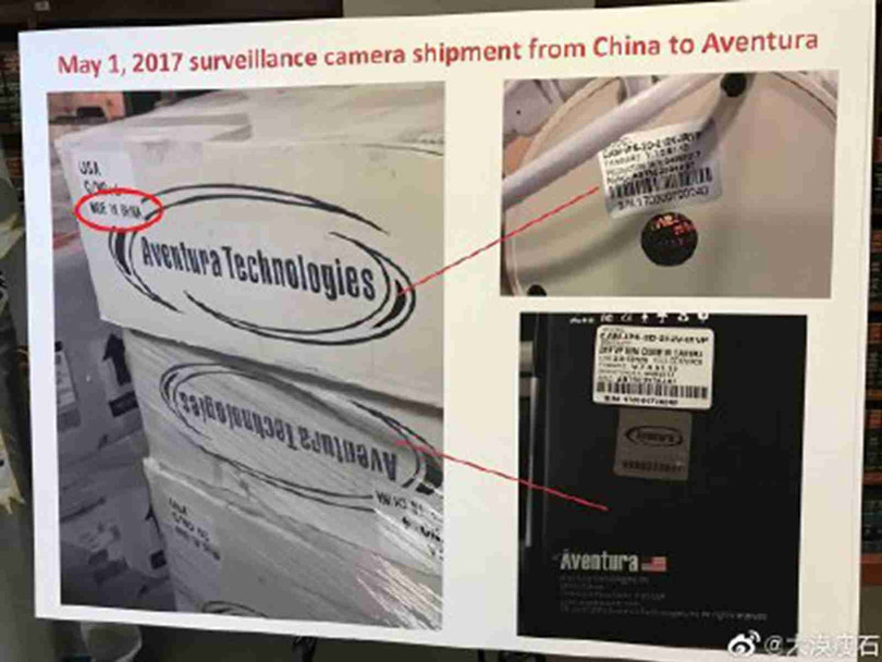 Thủ đoạn lừa đảo của Aventura Technologies: dán nhãn Mỹ đè lên nhãn Trung Quốc