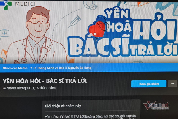 Hơn 1.000 người dân Yên Hòa đã tham gia group "Yên Hòa hỏi - bác sĩ trả lời" trên mạng xã hội. Ảnh: Trọng Đạt Hơn 1.000 người dân Yên Hòa đã tham gia group