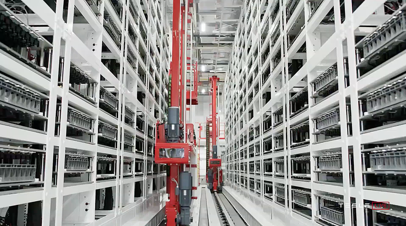 Tái chế và sử dụng nguyên liệu slicon thô thay cho các nguyên liệu đắt tiền là bài toán giúp Tesla giảm chi phí sản xuất pin, giúp ôtô điện rẻ hơn. Ảnh: Tesla. Tái chế và sử dụng nguyên liệu slicon thô thay cho các nguyên liệu đắt tiền là bài toán giúp Tesla giảm chi phí sản xuất pin, giúp ôtô điện rẻ hơn. Ảnh: Tesla.