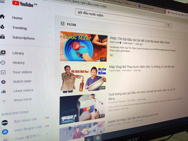 Video phản cảm, vô bổ vẫn ngập tràn YouTube. Video phản cảm, vô bổ vẫn ngập tràn YouTube.