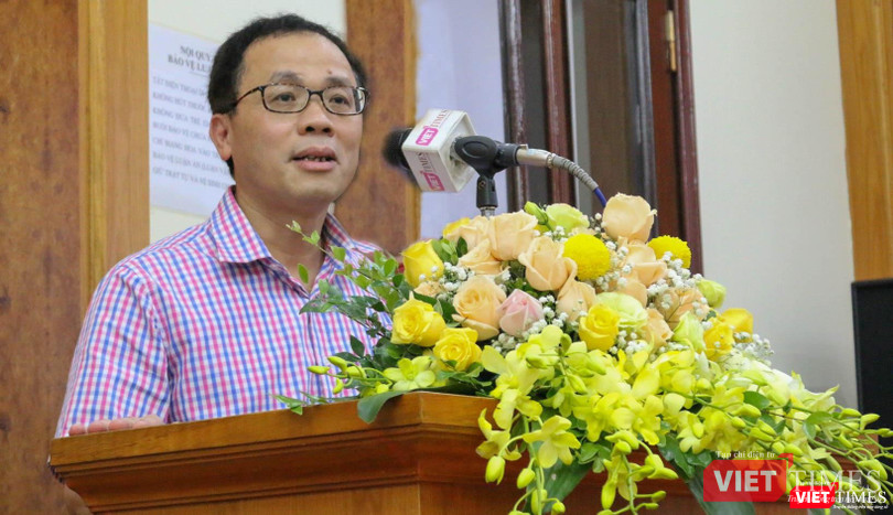 GS.TS Tạ Thành Văn – Hiệu trưởng Trường Đại học Y Hà Nội (ảnh: K.L)