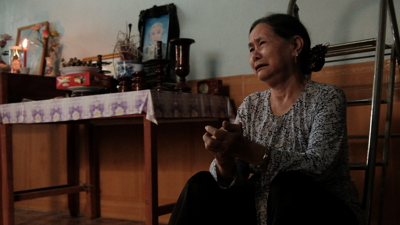 Mẹ Lưu Thị Hinh 