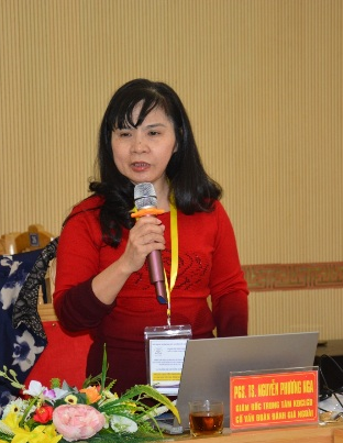 PGS. TS. Nguyễn Phương Nga, Giám đốc Trung tâm kiểm định chất lượng giáo dục (ảnh:cea-avuc.edu.vn) PGS.TS. Nguyễn Phương Nga – Giám đốc TT KĐCLGD (ảnh:cea-avuc.edu.vn)