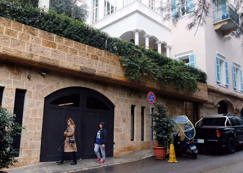 Ngôi nhà nơi hai vợ chồng Carlos Ghosn ẩn náu hiện nay tại Beirut (Ảnh: Reuters) Ngôi nhà nơi hai vợ chồng Carlos Ghosn ẩn náu hiện nay tại Beirut (Ảnh: Reuters)