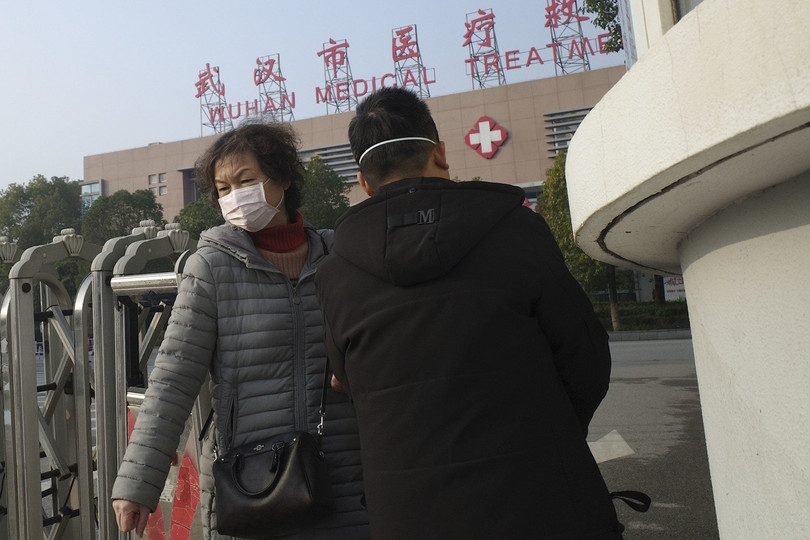 Số bệnh nhân nhiễm chứng viêm phổi do coronavirus mới đang gia tăng rất nhanh ở Vũ Hán (Ảnh: AFP)