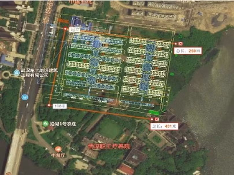 Sơ đồ bệnh viện cách ly 1000 giường rộng 25.000m2 đang xây dựng gấp ở Vũ Hán (Ảnh: Đa Chiều). Sơ đồ bệnh viện cách ly 1000 giường rộng 25.000m2 đang xây dựng gấp ở Vũ Hán (Ảnh: Đa Chiều).