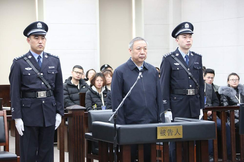 Bạch Hướng Quần, Phó Chủ tịch Khu tự trị Nội Mông bị đưa ra xét xử. (Ảnh: Tân Hoa xã)