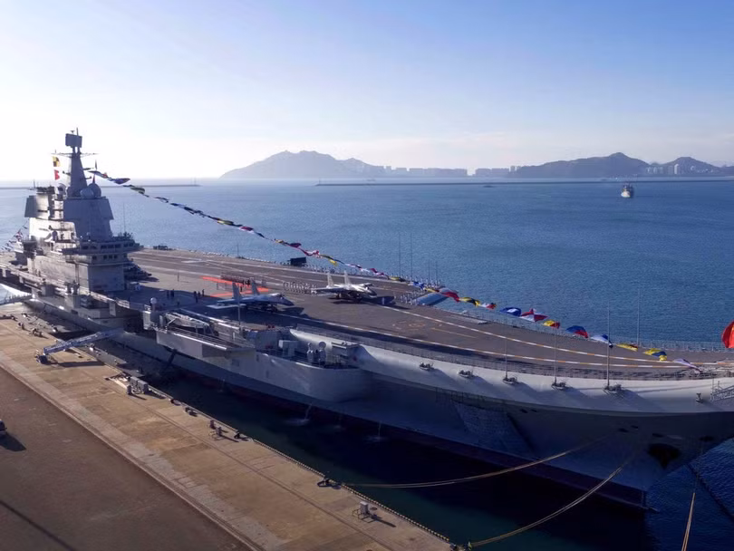 Tàu sân bay Sơn Đông được coi là được đóng để nhằm vào Đài Loan (Ảnh: Đa Chiều) Tàu sân bay Sơn Đông được coi là được đóng để nhằm vào Đài Loan (Ảnh: Đa Chiều)