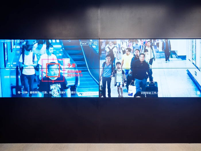 Công nghệ nhận dạng khuôn mặt của Megvii. Ảnh: Business Insider Ảnh: Business Insider