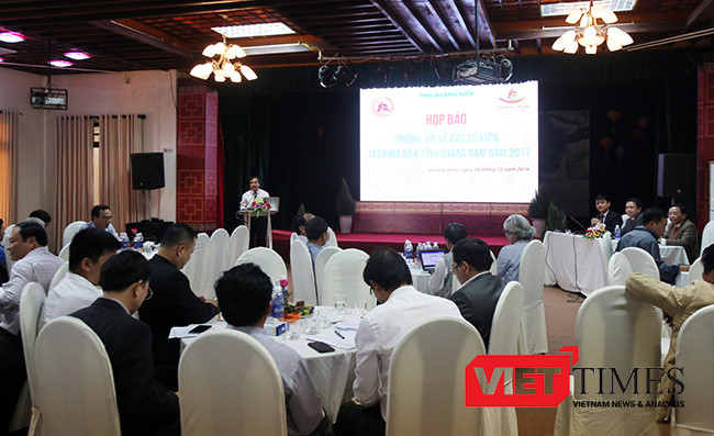 Festival Di sản, Quảng Nam, lần thứ VI, Hành trình kết nối di sản, Hội An, VietTimes, Họp báo