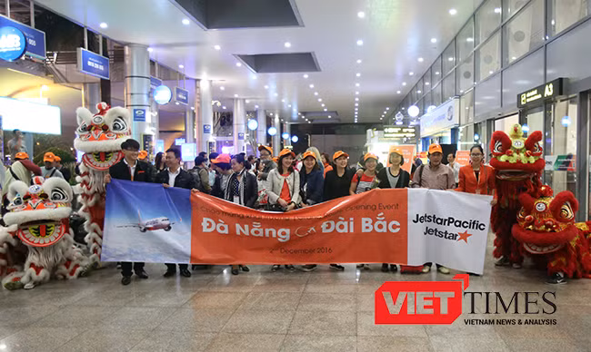 Đà Nẵng, Jetstar Pacific, sân bay, đường bay trực tiếp, Đài Bắc, quốc tế, VietTimes