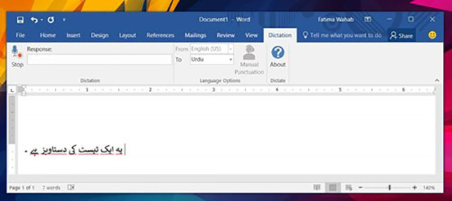 Tính năng dịch thuật văn bản trực tiếp sau khi người dùng ra lệnh.
