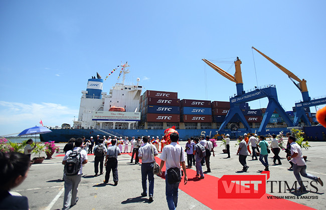 Quảng Nam, Chu Lai, Trường Hải, THACO, cảng biển, container, Hàn Quốc, VietTimes