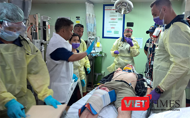 Đà Nẵng, 1.300 sĩ quan, thủy thủ, Mỹ, Nhật, Úc, Anh, Newzealand, Đối tác Thái Bình Dương, PP16. Hạm đội, tàu y tế, VietTimes