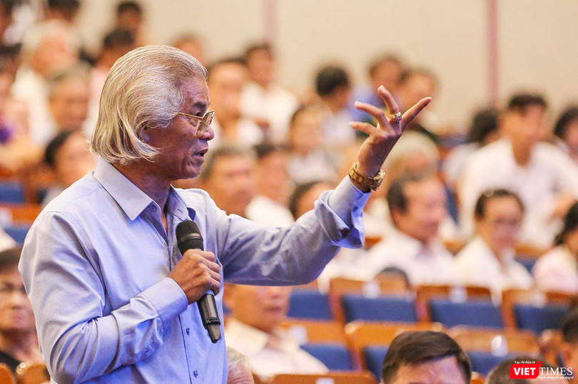 Cử tri Đỗ Thành Nhân, nguyên ủy viên Ủy ban Mặt trận Tổ quốc VN TP Đà Nẵng kiến nghị trả lại đất Công viên 29-3 cho người dân