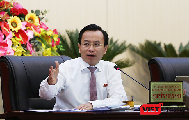 Bí thư Thành ủy, Chủ tịch HĐND TP Đà Nẵng Nguyễn Xuân Anh đánh giá cao vai trò của báo chí và mong muốn báo chí và TP có mối quan hệ tốt để góp phần phát triển địa phương