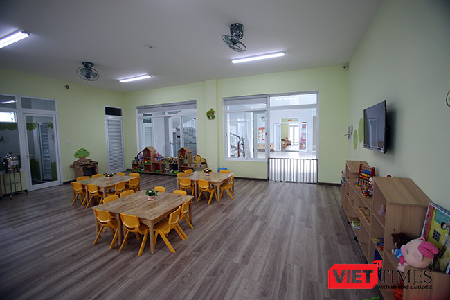 Một phòng học tại Trường