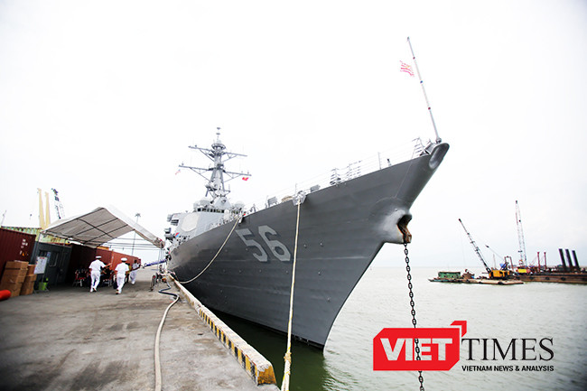 Đà Nẵng, USS John S.McCain, DDG 56, Hải quân Mỹ, hoa Kỳ, VietTimes
