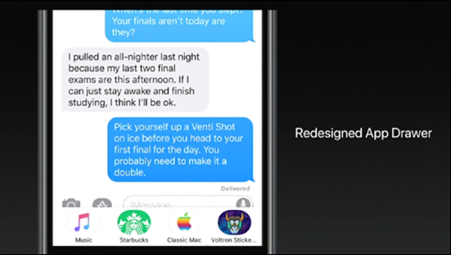 Giao diện ứng dụng Tin nhắn dược thiết kế lại, dễ dùng và nhiều tính năng hơn.