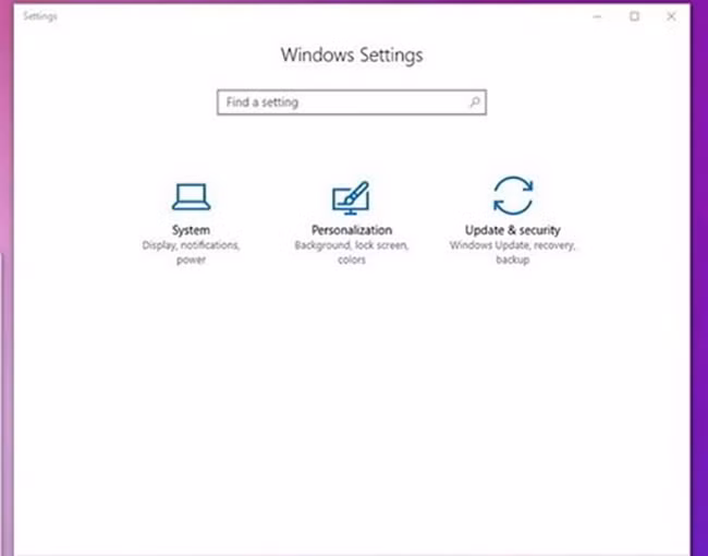 Ứng dụng Windows Settings sẽ giúp ngăn chặn việc người dùng táy máy có thể khiến hệ điều hành vận hành kém ổn định.