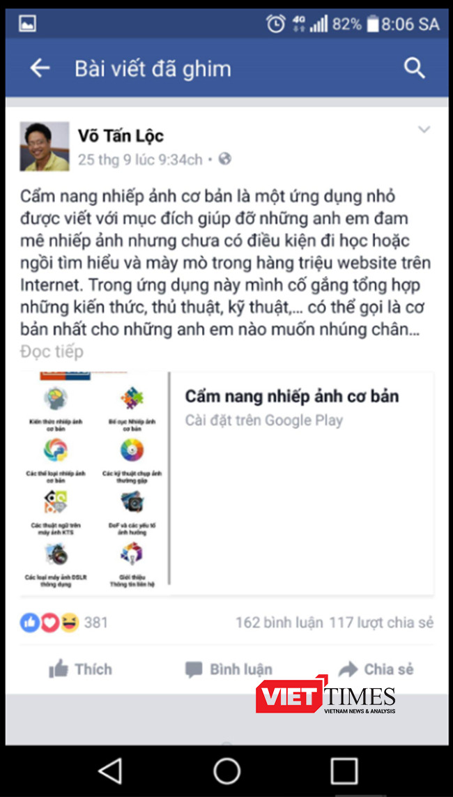 Đà Nẵng, ứng dụng, di động, cẩm nang, nhiếp ảnh, phần mềm, VietTimes