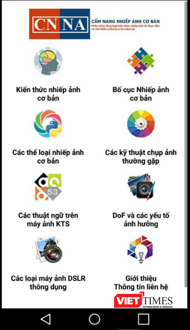 Đà Nẵng, ứng dụng, di động, cẩm nang, nhiếp ảnh, phần mềm, VietTimes