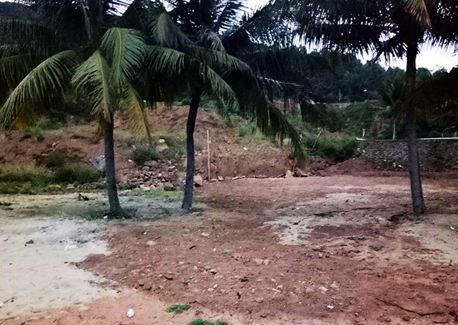 Hiện trường vụ việc (ảnh Hồ Duy Diệm)