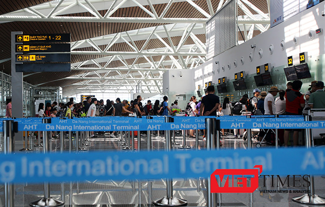 VietTimes, Nhà ga quốc tế T2, Sân bay Đà Nẵng, khánh thành, đưa vào khai thác, hàng không