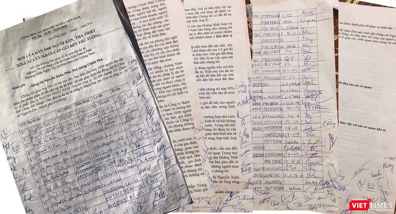 Đơn cầu cứu của người mua gửi Thủ tướng Chính phủ liên quan đến việc Bách Đạt Corp "bẻ kèo" không giao đất và giấy chứng nhận quyền sử dụng đất.