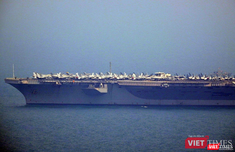 Toàn cảnh chuyến thăm lịch sử của đội tàu sân bay USS Carl Vinson ở Đà Nẵng ảnh 7