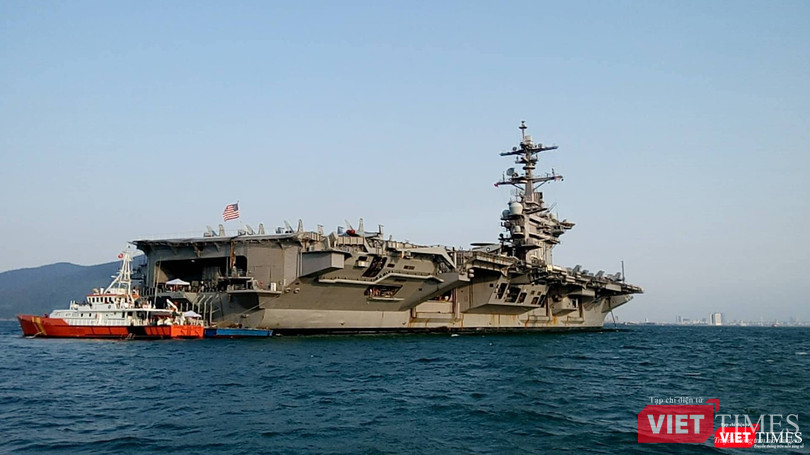 Toàn cảnh chuyến thăm lịch sử của đội tàu sân bay USS Carl Vinson ở Đà Nẵng ảnh 24