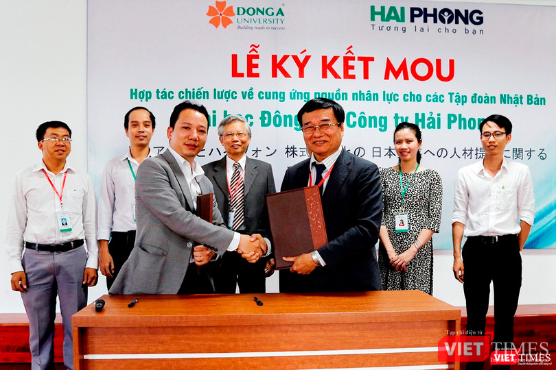Đại học Đông Á và Công ty CP Đầu tư TM&XD Hải Phong đã chính thức ký kết hợp tác cung ứng nguồn nhân lực cho các tập đoàn của Nhật Bản, giúp sinh viên Việt Nam có thêm cơ hội việc làm tại Nhật Bản