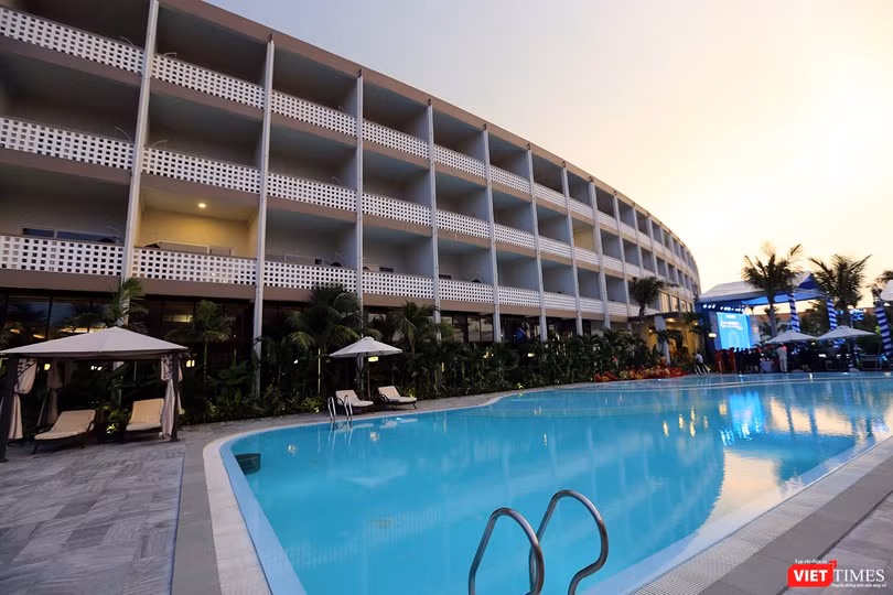 Một góc Khu nghỉ dưỡng Grandvrio Ocean Resort Da Nang tại phường Điện Ngọc, thị xã Điện Bàn, tỉnh Quảng Nam.