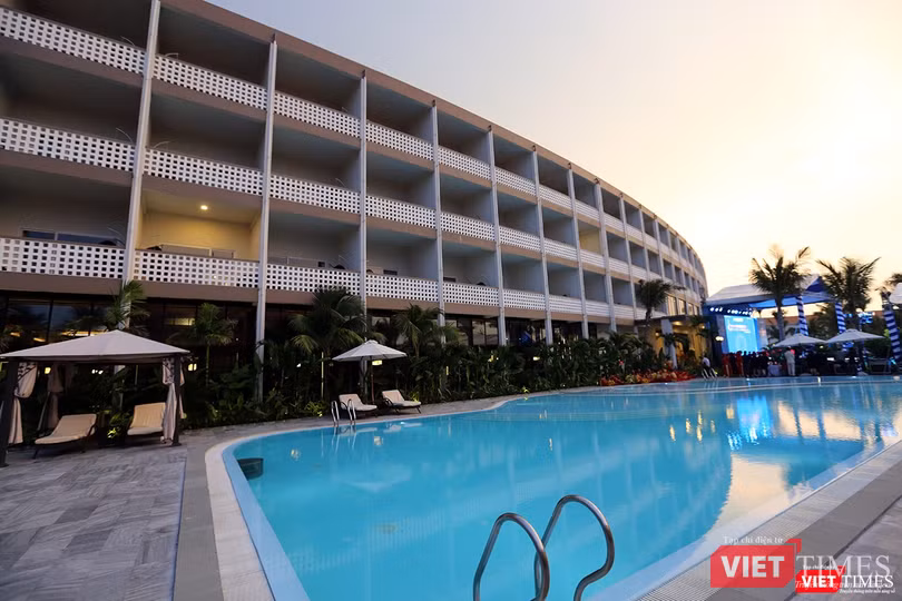 Một góc Khu nghỉ dưỡng Grandvrio Ocean Resort Da Nang tại phường Điện Ngọc, thị xã Điện Bàn, tỉnh Quảng Nam.
