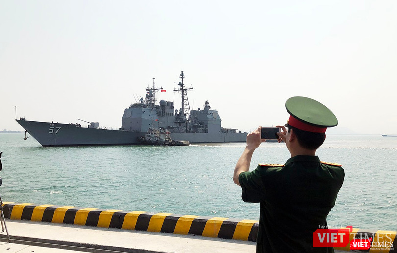 Toàn cảnh chuyến thăm lịch sử của đội tàu sân bay USS Carl Vinson ở Đà Nẵng ảnh 13