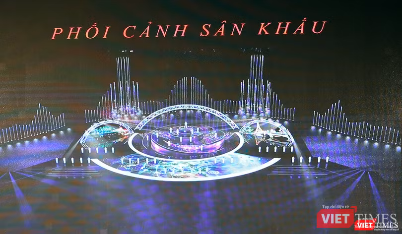 Sân khấu chính của DIFF 2018 là điểm nhấn ấn tượng của lễ hội pháo hoa quốc tế Đà Nẵng 2018