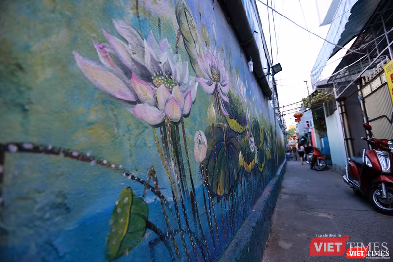 “Làng bích họa” gồm 15.000 bức vẽ, dài hơn 1km tại Đà Nẵng ảnh 12