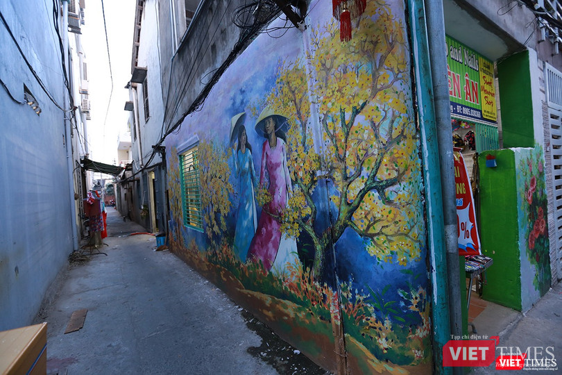 “Làng bích họa” gồm 15.000 bức vẽ, dài hơn 1km tại Đà Nẵng ảnh 5