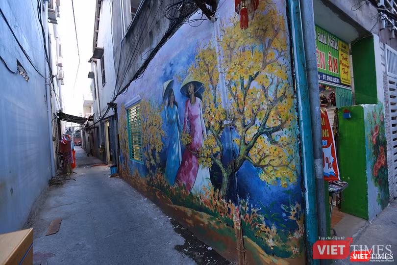 “Làng bích họa” gồm 15.000 bức vẽ, dài hơn 1km tại Đà Nẵng ảnh 5