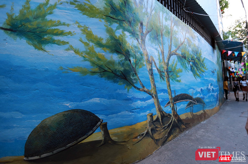“Làng bích họa” gồm 15.000 bức vẽ, dài hơn 1km tại Đà Nẵng ảnh 7