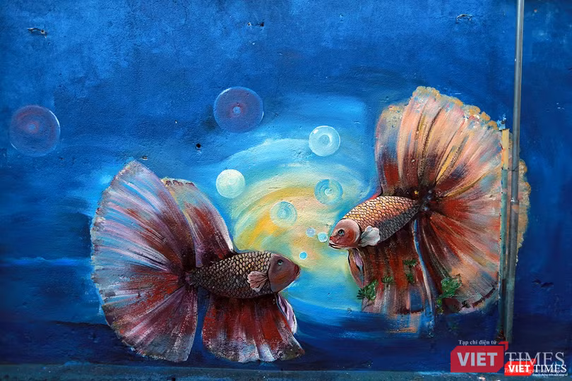 “Làng bích họa” gồm 15.000 bức vẽ, dài hơn 1km tại Đà Nẵng ảnh 9