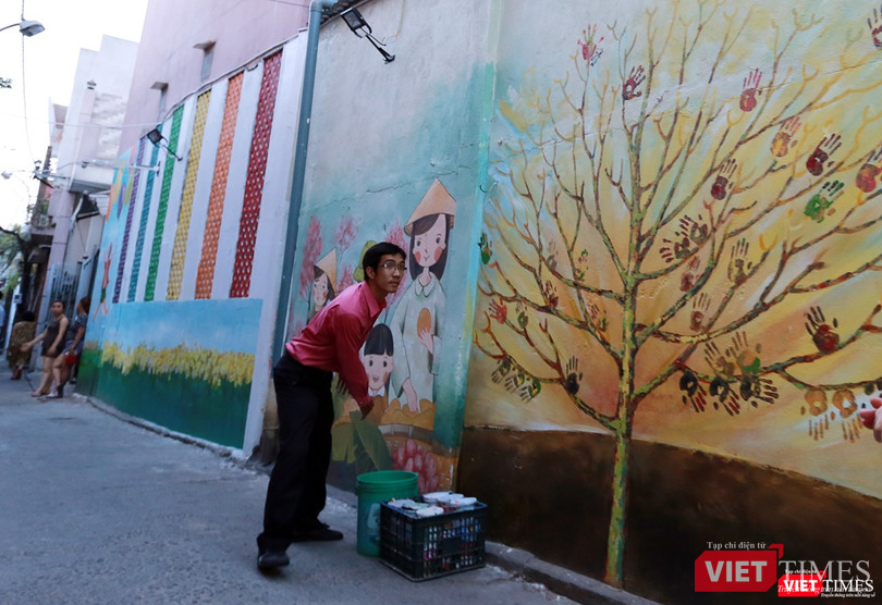 “Làng bích họa” gồm 15.000 bức vẽ, dài hơn 1km tại Đà Nẵng ảnh 4